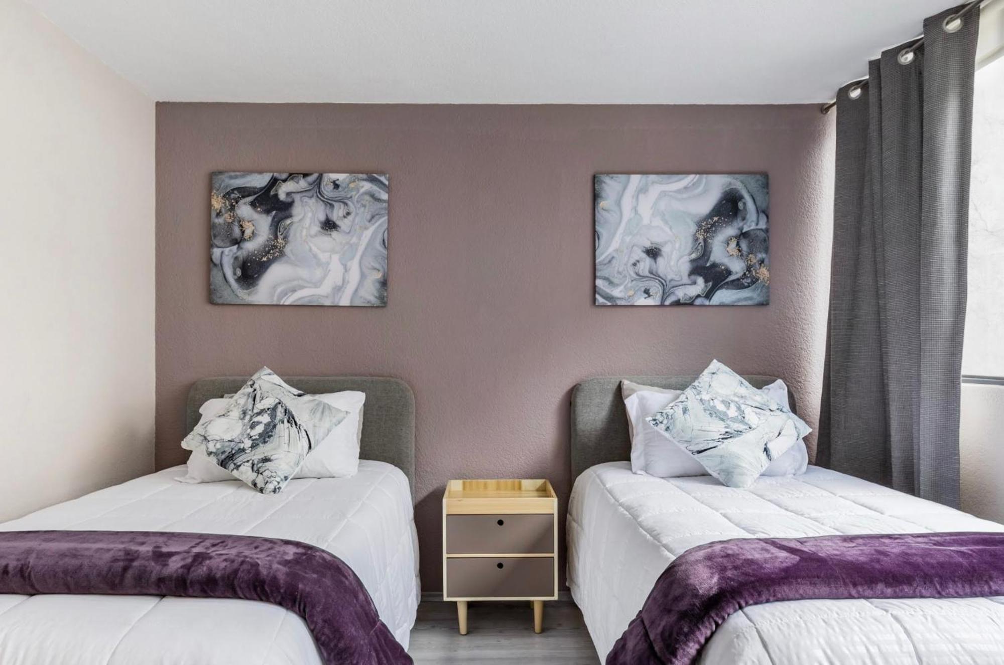 Cozy Roma Norte Flat - Parking- Wifi - Sleeps 6 Мехико Экстерьер фото